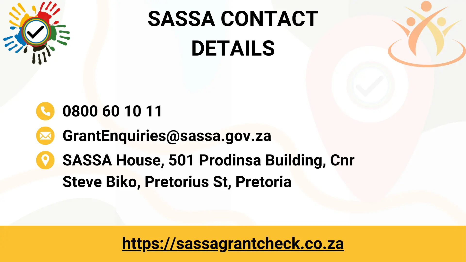 SASSA Contact Details