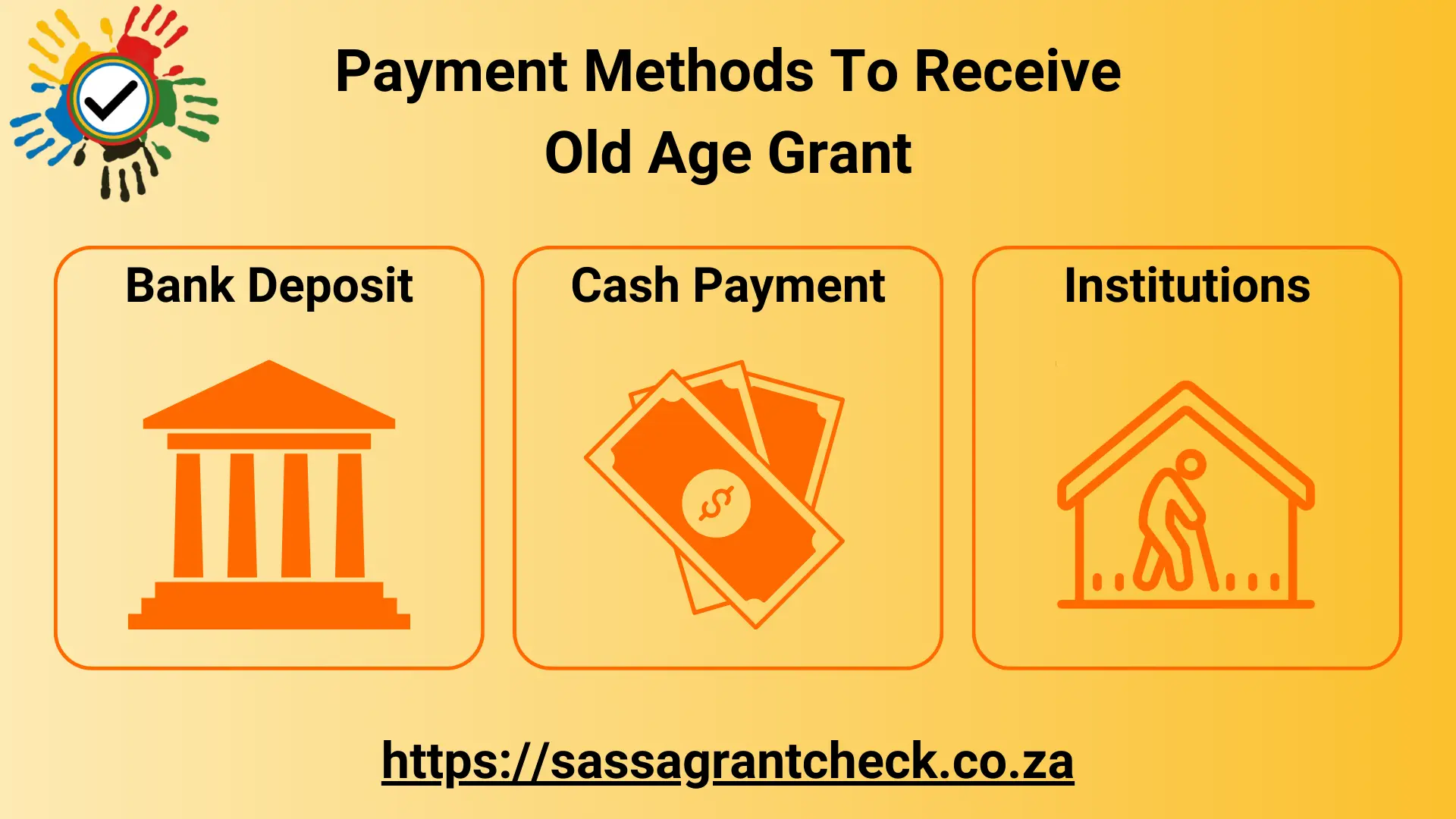 old age grant payment methods