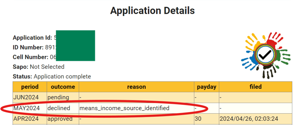 Understanding Sasa status check decline reason for Sassa appeal