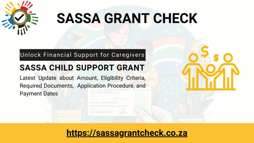 SASSA CHILD SUPPORT GRANT