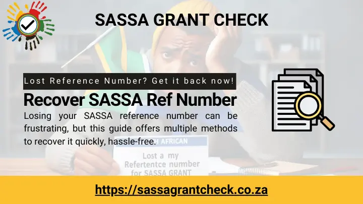 Lost SASSA Reference Number